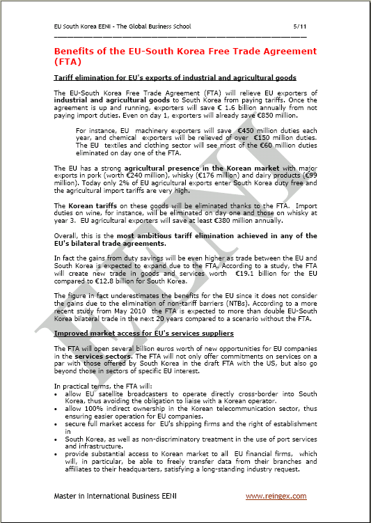 유럽 연합  - 한국 자유 무역 협정