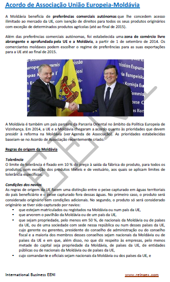 Acordo de Associação União Europeia (Portugal)-Moldávia