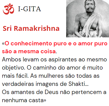 Bagavadeguitá Sri Ramakrishna Caminho Amor Bhakti (Ioga)