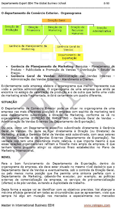 Departamento de exterior / exportação /internacionalização. Back Office de Comércio exterior. Export Manager