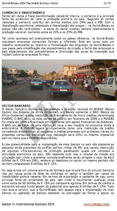 Comércio exterior e negócios na Guiné-Bissau