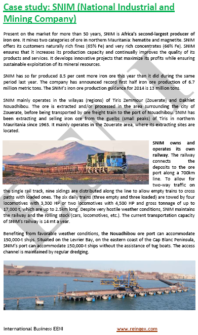 Mauritânia minerais