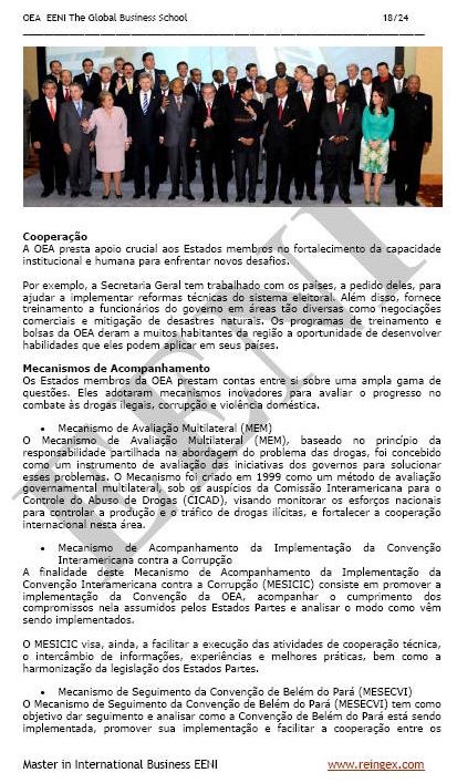 Organização dos Estados Americanos (OEA)