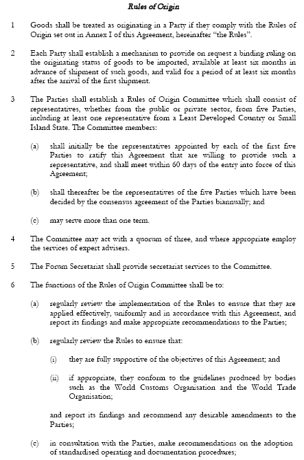 Acordo de Livre-Comércio Países Pacífico