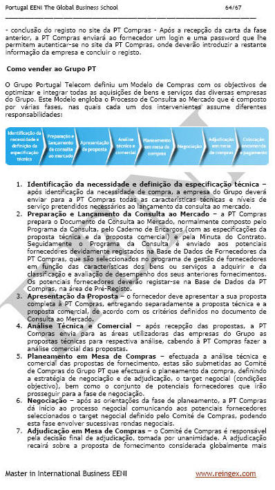 Comércio Exterior e negócios em Portugal