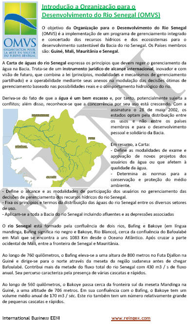 Organização para o Desenvolvimento do Rio Senegal: a Guiné, o Mali, a Mauritânia e o Senegal