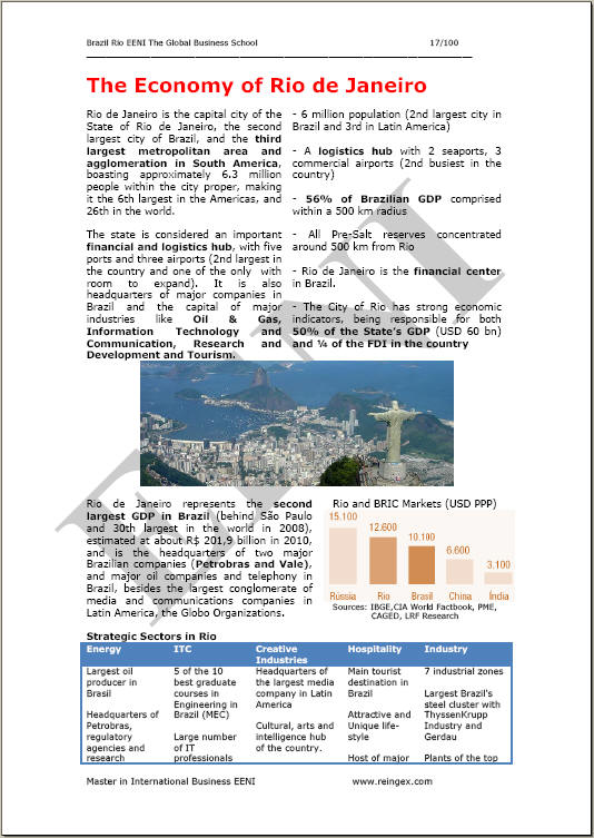 Бизнес Рио-де-Жанейро