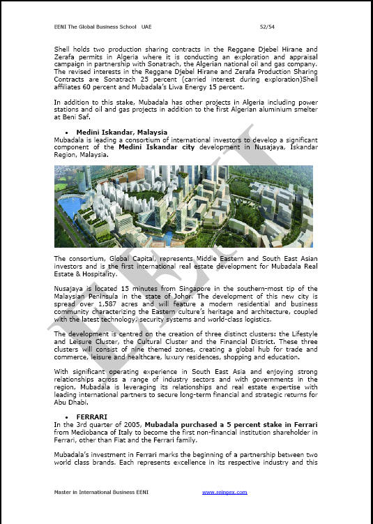 бизнеса Объединенные Арабские