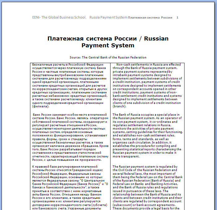 Платежная система России