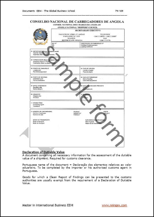 Master Kurso: I-export angkat dokumento