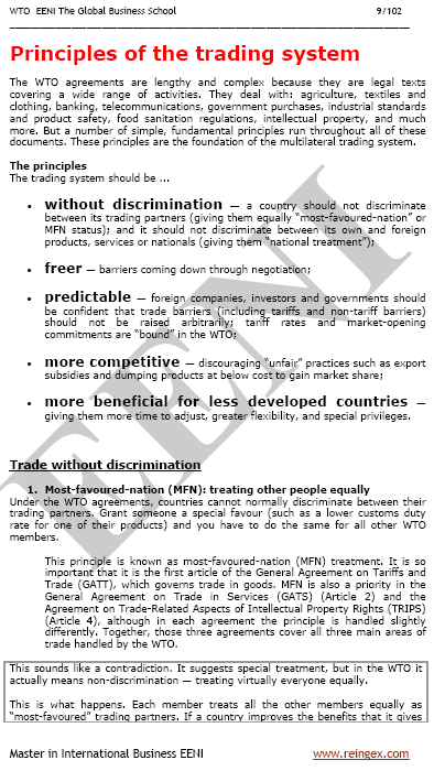 Sistema kalakalan WTO