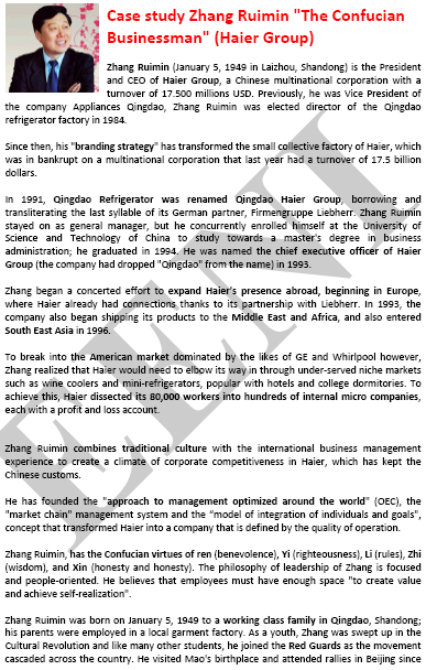 Haier Tsina Zhang Ruimi Negosyante
